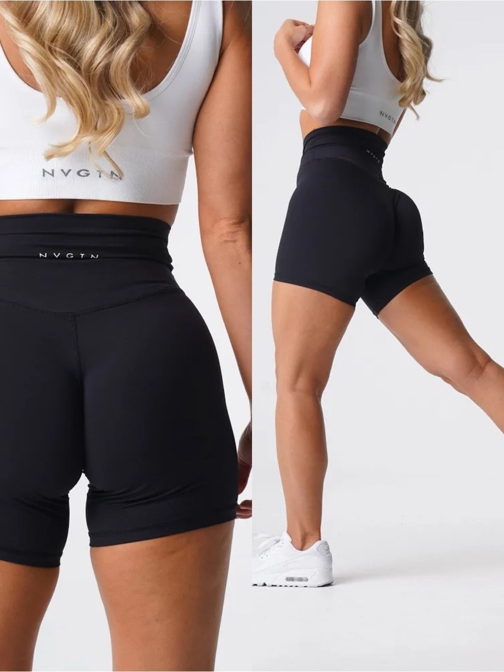 NVGTN Black Signature 2.0 Shorts. Size Medium